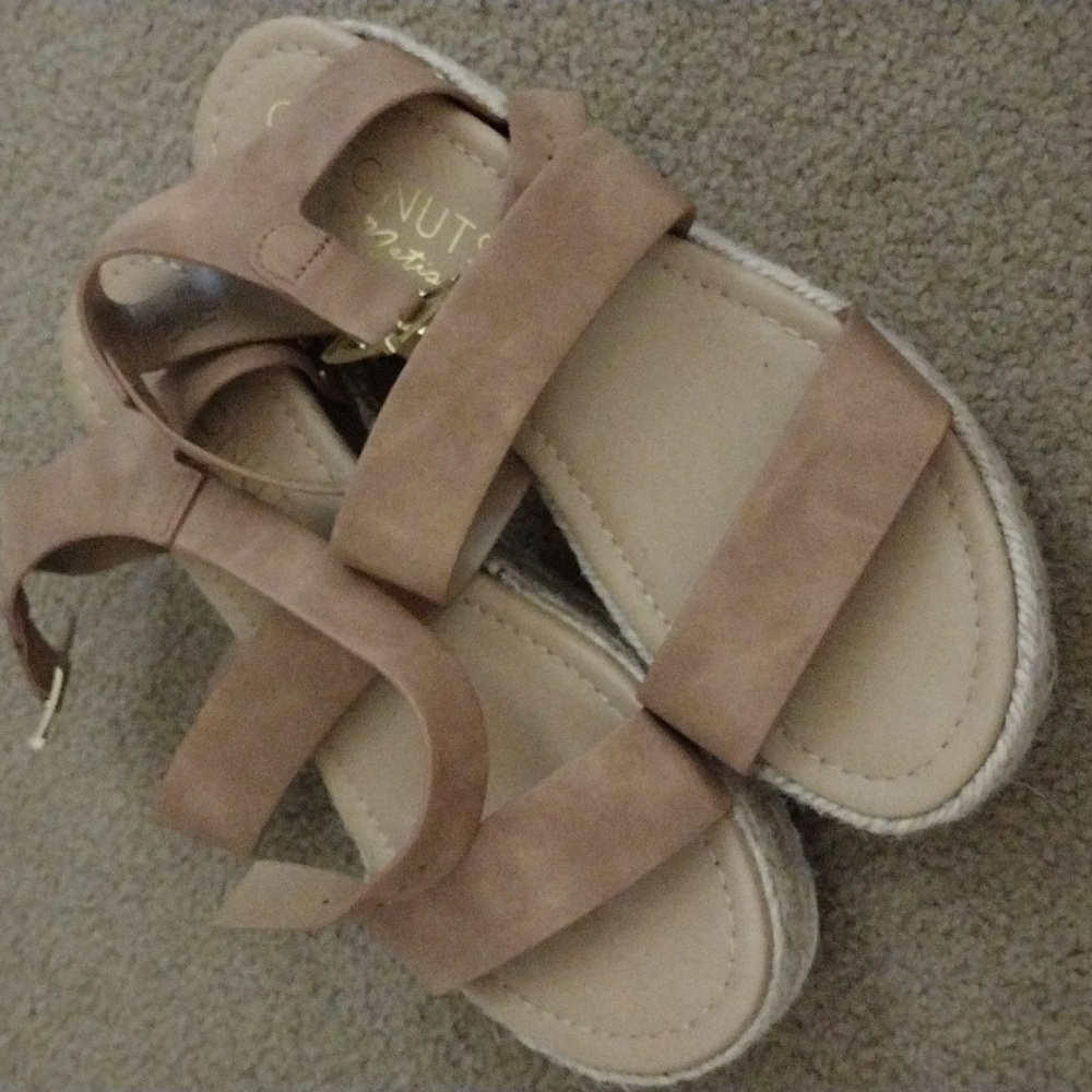 strapped shoes